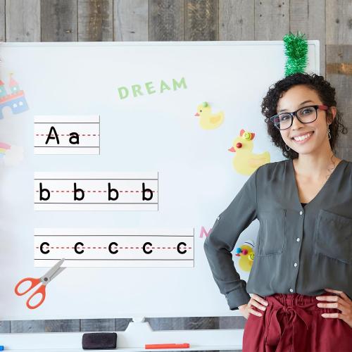 Magnetic Sentence Strips for Whiteboard,3x12ft Roll