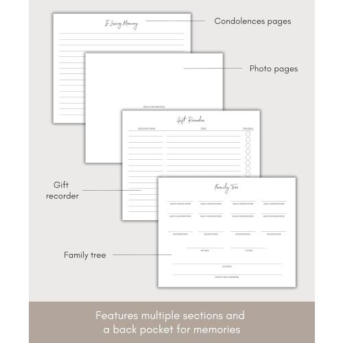 Lamare Funeral Guest Book Memorial Service – Celebration of Life Guest Book