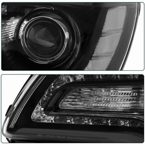 TUSDAR Headlight Assembly Compatible with 2015-2023 Chrysler 300/300C