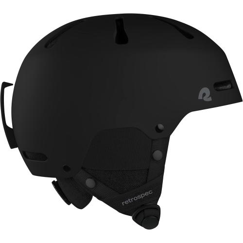 Retrospec Comstock Ski Helmet - Snowboard Helmet for Adults & Youth - Adjustable Fit Snow Helmet with Protective Shell and Breathable Vents for Men, Women, Boys & Girls