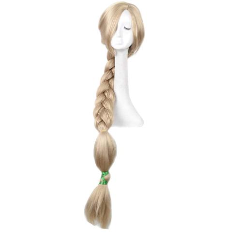 yuehong 47 inch Long Blonde Braided Wig Anime Weaving Wigs