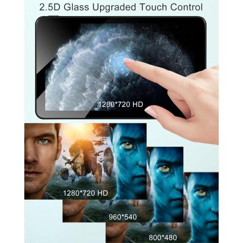 Wireless CarPlay Android Auto Car Screen, 7 Inch HD Bluetooth AirPlay Touch Screen Protable Car Stereo Naivgation Music Video Player Mirrorring, Siri, AUX, Voice Assistant