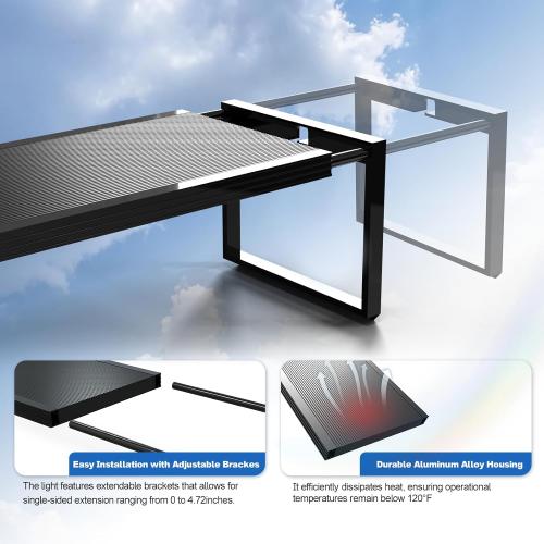 FZONE Aquarium Light for Plants, 60W LED Fish Tank Light for 35-43, Full Spectrum with APP Control, Timer & Sunrise/Sunset (Light 90)