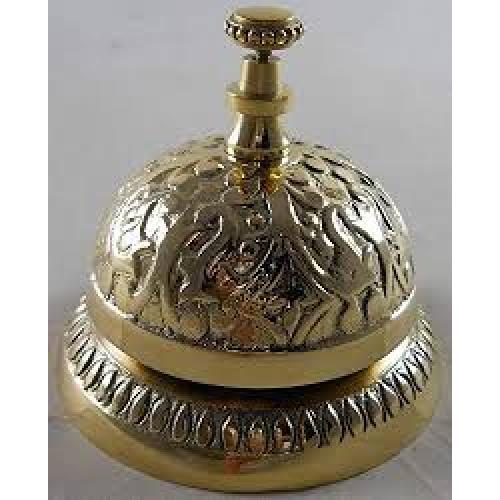 Solid Brass Victorian Style Service Desk Bell | anything4home