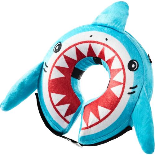BENCMATE Inflatable Dog Cone Collar Alternative After Surgery Small, Shark