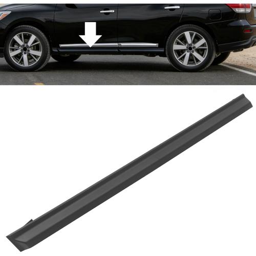 Front Left Driver Side Lower Door Molding Panel Fit for Nissan Pathfinder 2013 2014 2015 2016 for 80877-3KA0A