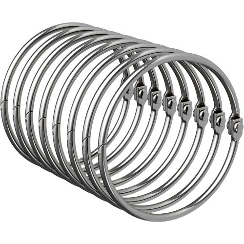 Bathway Shower Curtain Rings, Bathway Shower Curtain Hooks Anti-Drop Shower Rings for Curtain, Metal Shower Curtain Rings Rust Proof, Chrome Shower Hooks for Shower Curtain Rod, Shower Rod Hook 12Pcs