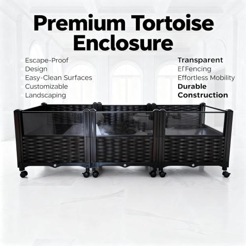 Turtle Tank, Reptile breeding Tank, Large Enclosure for Land Turtles, Large Enclosure for sea Turtles, Habitat for sea Turtles, Optional Increase in Quantity, add 10 Wheels, Turtle Supplies