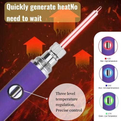 Rechargeable wire burning kit, digital wire burning tool. Suitable for bead stringing, leather craftsmanship, sewing, weaving, wax carving, wood stamping, etc (White)