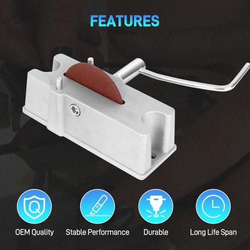 66785 66786 Manual Piston Ring Grinder, Piston Ring Cutting Wheel Filing Tool, Piston Ring Clearance Adjustment Tool,Piston Ring Filer with 120 Grit Carbide Grinding Wheel