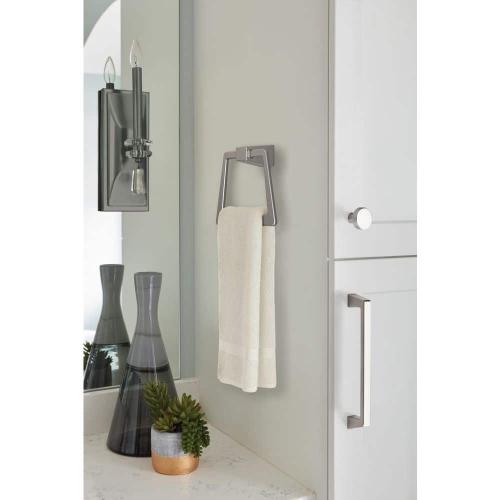 Blackrock 6-13/16 in. (173 mm) L Towel Ring in Brushed Nickel