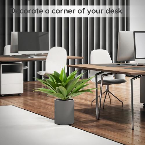 Velener Artificial Agave Plant,, Faux Aesthetic Plants for Home Decor, Realistic UV Resistant Fake Agave Plants Without Pot, Set of 1