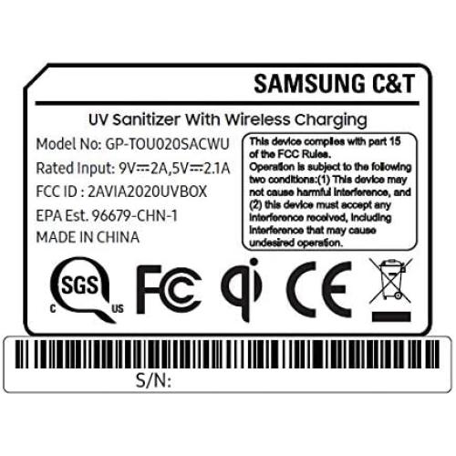 Samsung Electronics Qi Wireless Charger and UV Sanitizer - US Version