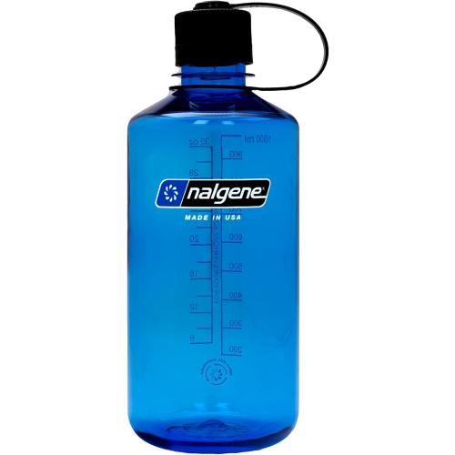 Nalgene 32 oz Narrow Mouth Water Bottle, Slate Blue