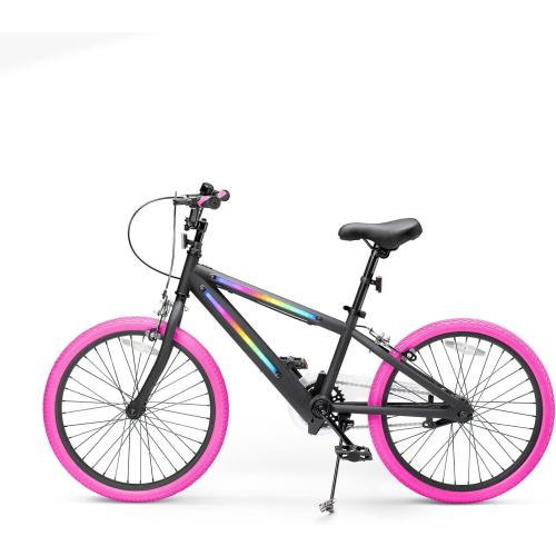 Jetson Light Rider X 20” Kids’ Light-up Unisex Bike, Ages 5 – 9, Pink