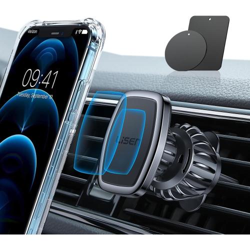 LISEN Magnetic Phone Holder for Car, Car Vent Phone Mount Holder with Ultra 6 Strong Magnets, Magnetic Car Phone Holder Mount Magnet for Car Automobile Cradles, Soporte de Telefono para carro