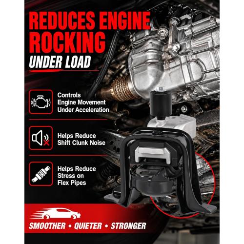 Engine Mount Motor Compatible with Fits 2000-05 Toyota Echo 04-05 Toyota Yaris Automatic Manual 2004-2006 Scion Xa/Xb 1.5L Manual A7288 A7228 A7260