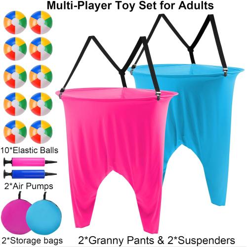 19PCS Granny Pants Yard Game, Hilarious Toss Outdoor Games for Kids 4