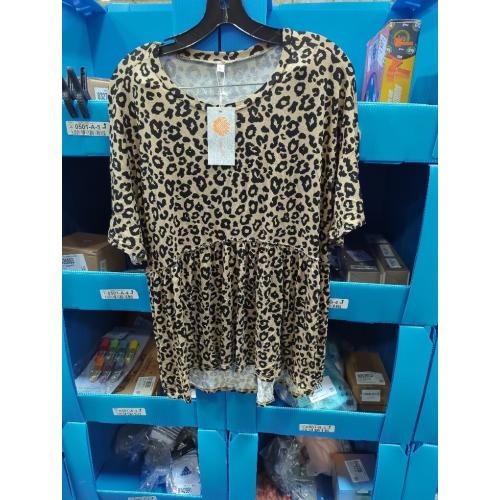 Size XL ...Blouse with 3/4 sleeves, Lopardo style, casual and very stylish, perfect for autumn
