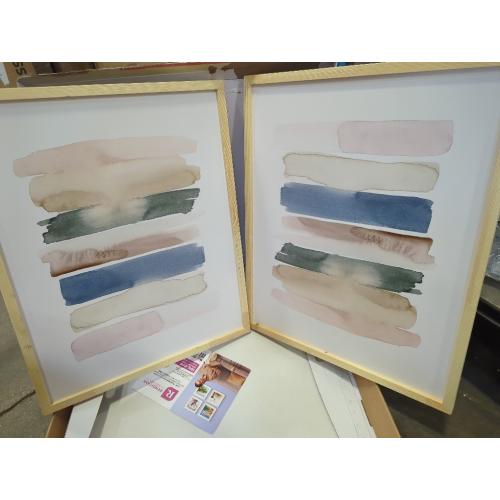 Faint Swatches I - Premium Framed Canvas 2 Piece Set