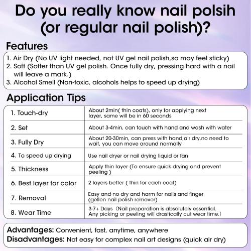 GELLEN 4-In-1 Illuminating Nail Concealer Base Coat Nail Polish, No HEMA
