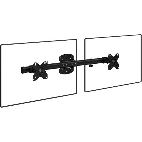 WALI Dual Monitor Wall Mount for 13-27 inch Screens, up to 22lbs