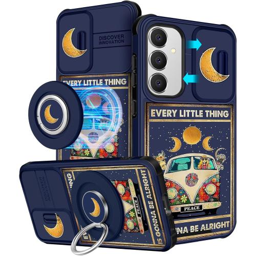 Funermei for Samsung Galaxy S25/24 Plus Case with Magnetic Ring Stand