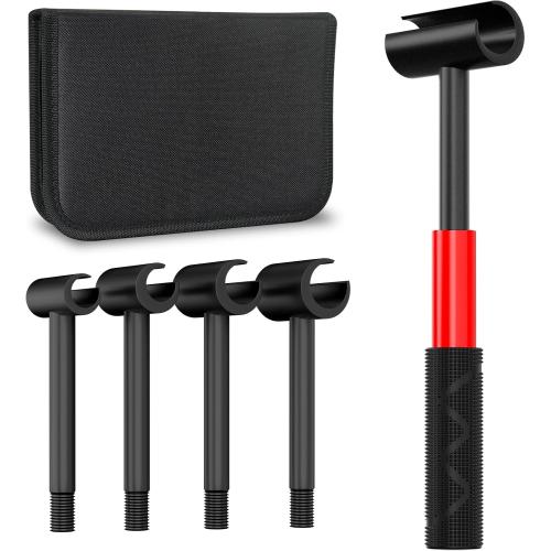 4-in-1 Door Hinge Adjustment Tool, Hinge Gap Adjusting Wrench Fits 14-25mm