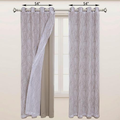 BONZER 4 Panels Set Mix and Match Curtains for Bedroom Living Room