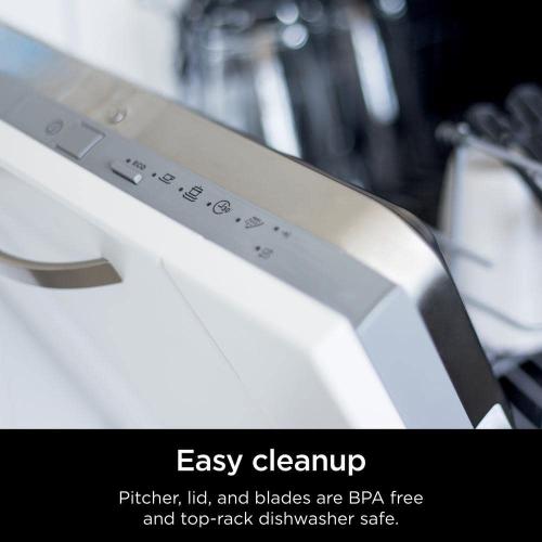 Detect Duo Power 72 oz. 10 Speed Black Pro Blender, Single Serve Traditional Blender with Blend Sense Technology