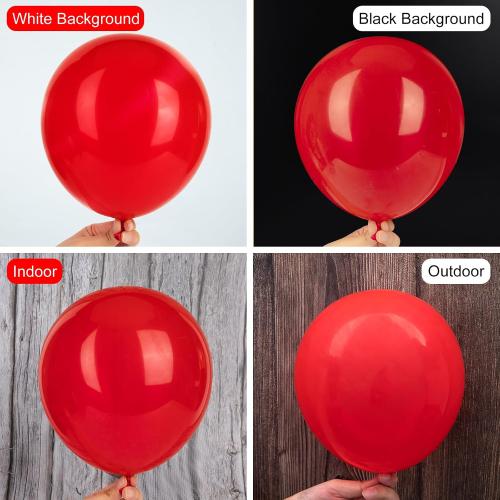 Ouddy Party 129Pcs Red Balloon Arch Garland Kit in 18 12 10 5 Inch