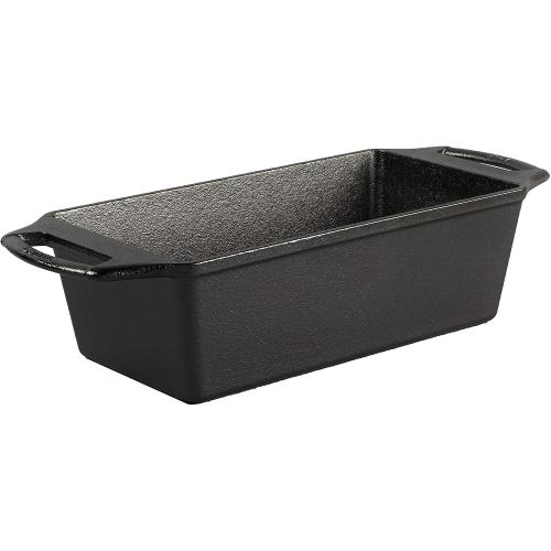 Lodge Pre-Seasoned Cast Iron Loaf Pan, PFAS-Free,