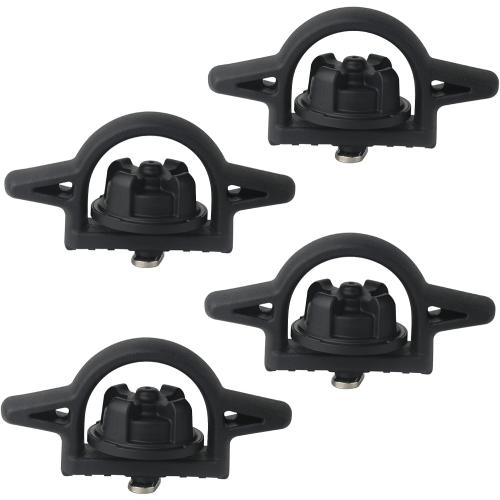 APPERFiT Bed Cleat Tie Down Anchor for Truck Bed Rail System 4pcs Compatible with 2005-2024 Toyota Tacoma Tundra Cargo Bed Accessories Parts PT278-35160 Striker Luggage Holders