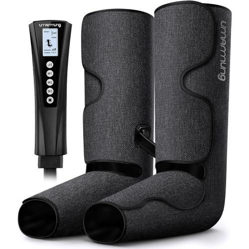 UMARMUNG Christmas Air Compression Leg Massager with Heat Gifts for Women, Men, Mom, Dad, Wife, Husband, Her, Him, Calf Foot Massage boots Gifts for Birthday, Mothers Day, Fathers Day, Valentine's Day