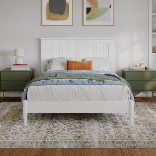 FULL SIZE❗❗ FOREST GREEN❗❗❗Solid Wood Low Profile Platform Bed in Forest Green