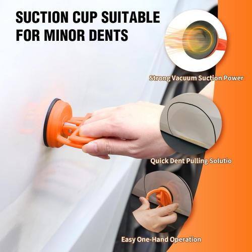 Professional Paintless Dent Repair Kit,Dent Puller Kit with Golden Lifter, Bridge Puller, Slide Hammer T-Bar, Suction Cup for Car Auto Body Hail Damage or Door Ding Removal