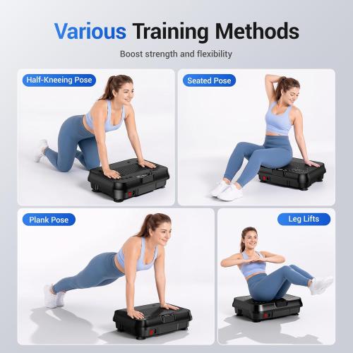 CURSOR FITNESS Vibration Plate with 250 Speed Levels & 350 LB Capacity