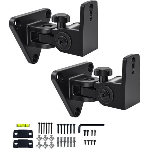 Speaker Wall Mount,Swivel and Tilt,Holds up to 30lbs,2 Packs