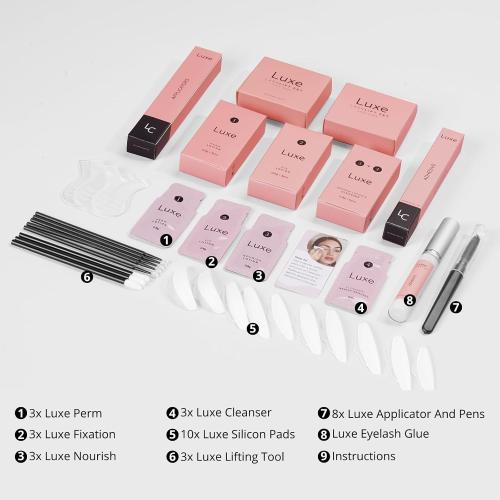 Luxe Cosmetics - Lash Lift Kit - Complete Set for Eyelash Lifting