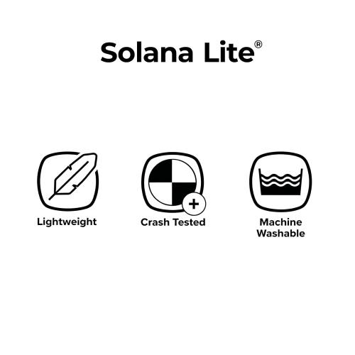 Diono Solana Lite Backless Booster Car Seat Pack of 2, Lightweight & Portable for Travel, Machine Washable Covers, 40-100 lbs, Blue Surge
