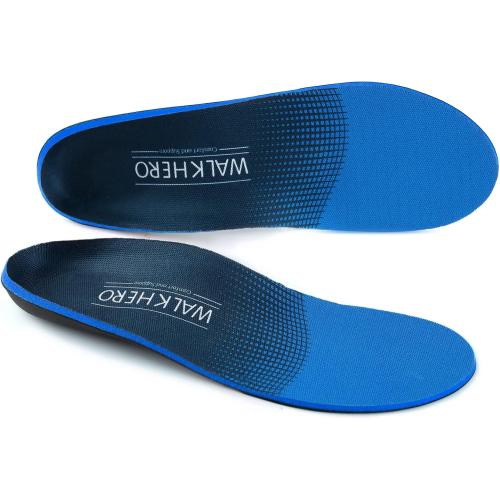 Plantar Fasciitis Insoles for Men Women - Orthotics Inserts, Shoe Insoles Arch Support Flat Feet Inserts Work Boot Insoles for Standing All Day (Mens 10-10 1/2 | Womens 12-12 1/2)