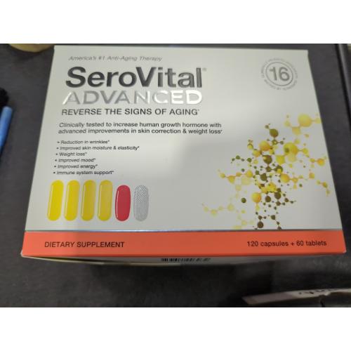 SeroVital Advanced Dietary Supplement 120 Capsules   60 Tablets