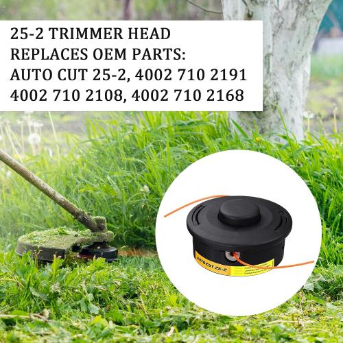25-2 Bump Feed Trimmer Head Compatible with Stihl Weed Eater Head