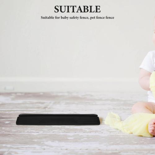 Unomor Baby Safety Gate Threshold Ramp Pedal Accessory for Pet Fence and Stairway Guardrail 17.71 X 5.11 in Secure Connection Easy Installation Protection