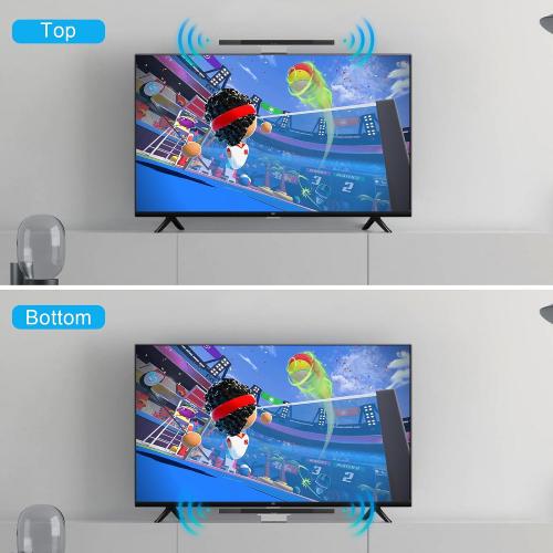 LA NREUCETS Wii Wired Infrared Ray Sensor Bar Replacement Video Game Accessories Compatible with Wii and Wii U Console, Includes Clear Stand