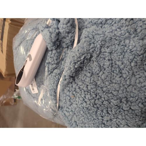 Heated Blanket Blue
