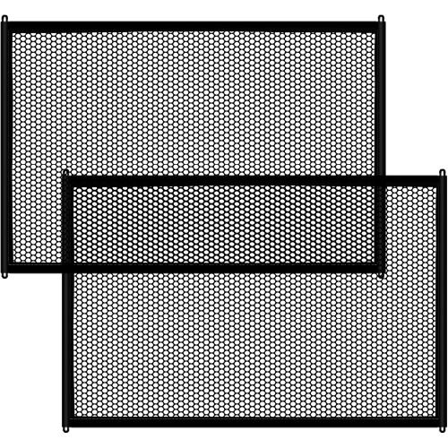 2 Pack Dog Gate, Mesh Baby Gate, Puppy Gate for Stairs & Doorways