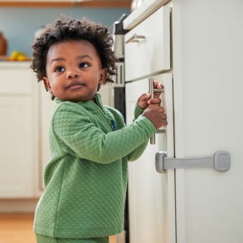 COLOR BLACK ❗ ❗ Safety 1st OutSmart Multi-Use Lock, Gray, Toddler