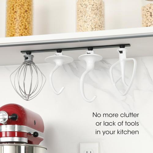 AIEVE Metal Stand Mixer Attachment Holder Compatible with Kitchenaid Mixer Accessories, for Storage Organize Your Kitchen Aid attachments