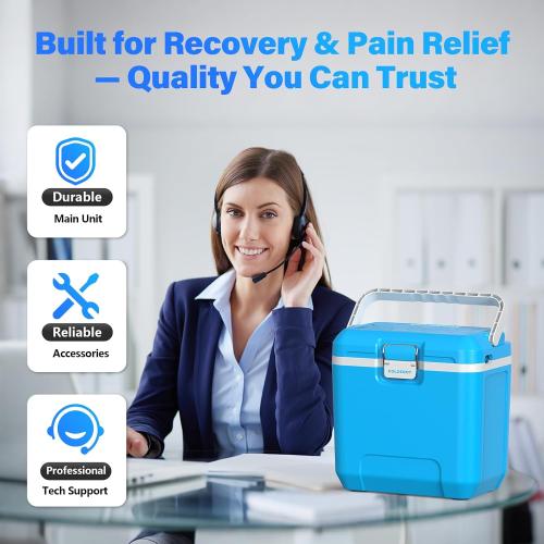 Programmable Timer Ice Machine for Knee After Surgery w/Temp Disp